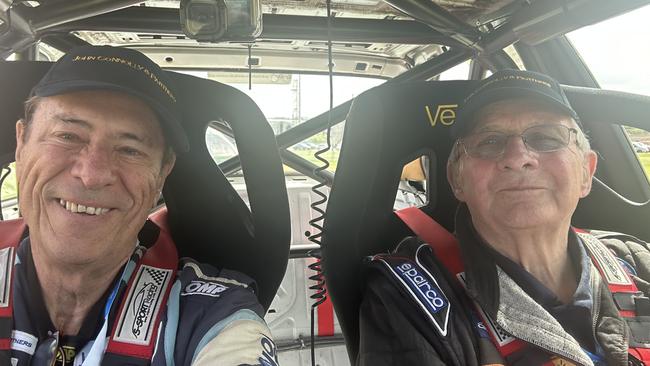 John Connolly and Michael McMicheal competing in the 2024 Adelaide Rally.