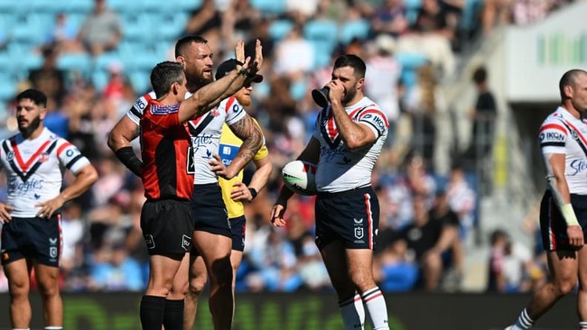 Jared Waerea-Hargreaves was sent to the bin. Picture: NRL Photos