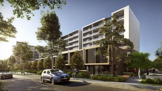 Artist impressions for developments on Cudgegong Rd, Rouse Hill. 44-56 Cudgegong Rd, Rouse Hill.