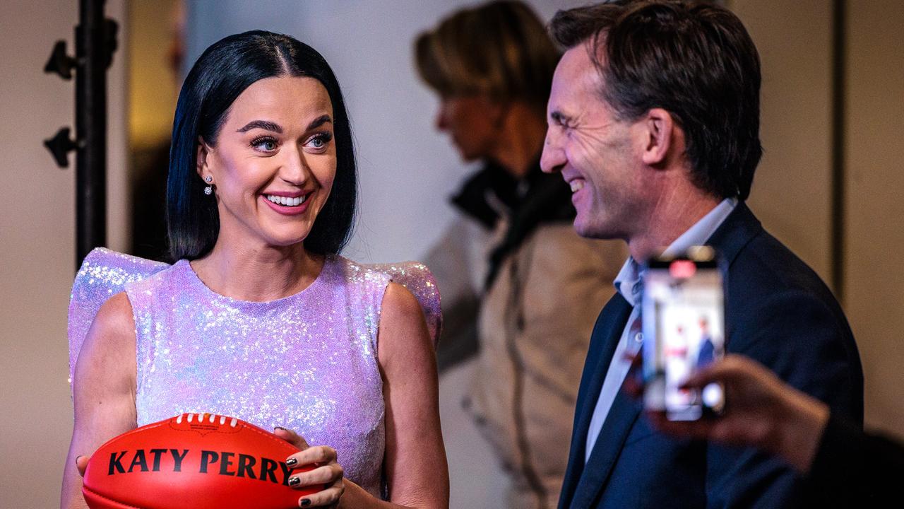 Katy Perry during a recent tour of Australia. Picture: NewsWire/Nadir Kinani.