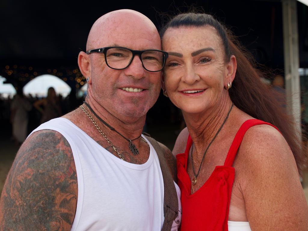 Marvin and Caron Stray from Mackay attending the Airlie Beach Festival of Music on Saturday, November 5, 2022. Picture: Katrina Lezaic