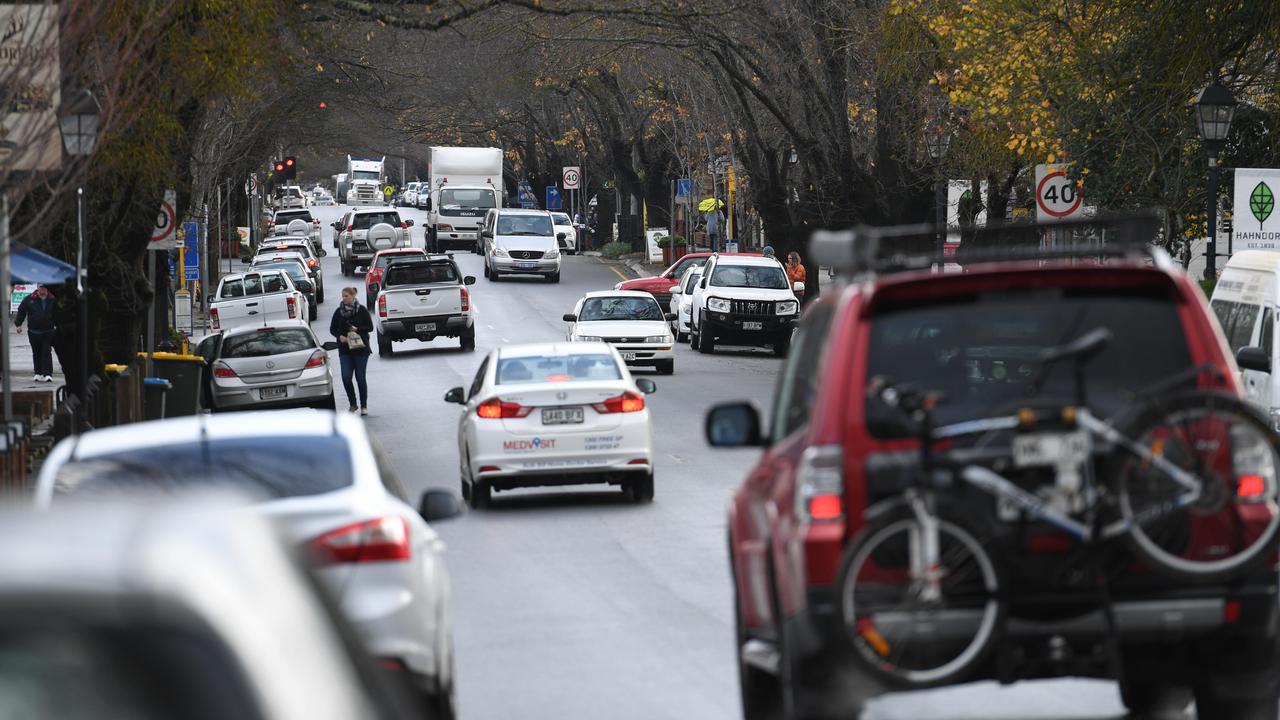 Main St Hahndorf. Council looking to charge for parking. Picture: Tricia Watkinson