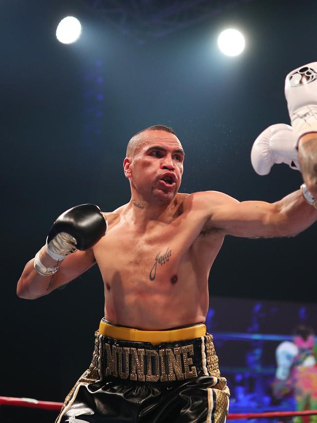 Mundine is set for a real-life Rumble in the Jungle. Picture: Brett Costello