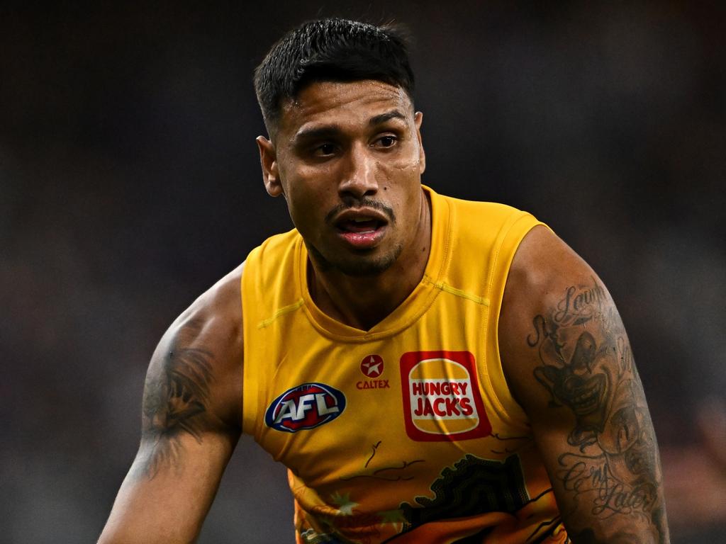 Tim Kelly has admitted to some tough times at the Eagles. Picture: Daniel Carson/AFL Photos via Getty Images