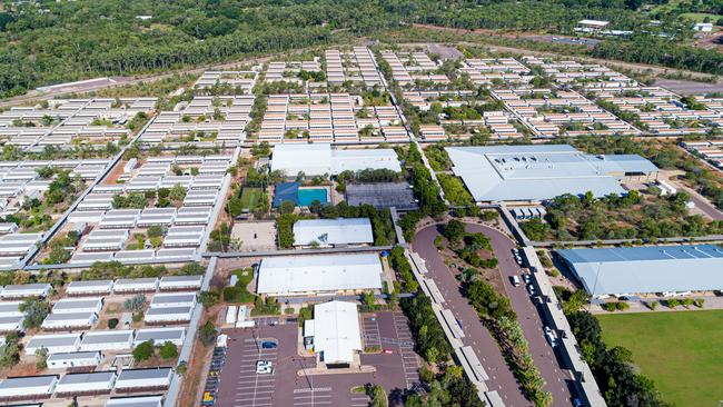 Some passengers flying into Darwin from Melbourne are being granted freedom while many others are being made to quarantine at the Howard Springs Quarantine Facility (pictured) when they arriive. Picture: Che Chorley