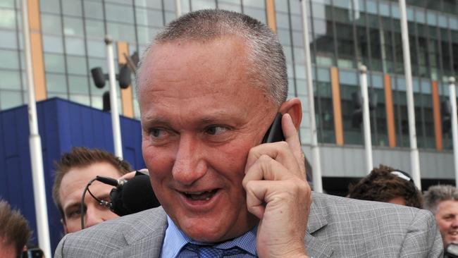 Sports scientist Stephen Dank leaves the Federal Court in Melbourne, Friday, Sept. 18, 2014. Photo: AAP Image/Julian Smith.