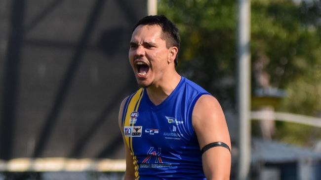 Braedon McLean has been in good form for Wanderers in the 2023-24 NTFL season. Picture: Tymunna Clements / AFLNT Media