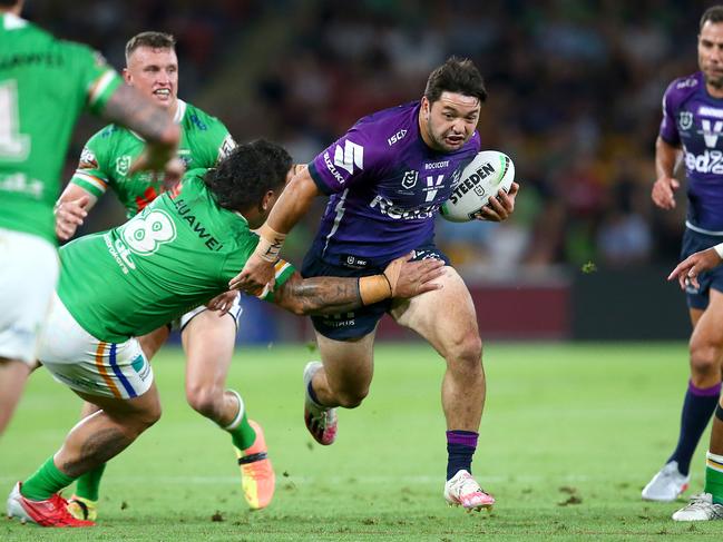 Brandon Smith says his decision of whether to stay at the Storm will not be a purely financial one. Picture: Jono Searle/Getty Images