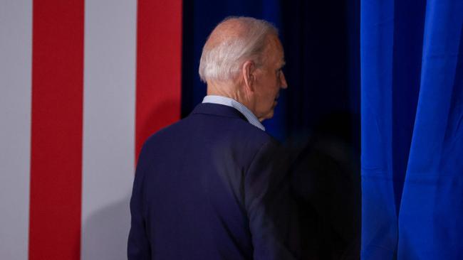 Joe Biden’s decision to withdraw from the presidential race effectively makes him a lame duck. Picture: Ian Maule/Getty Images/AFP