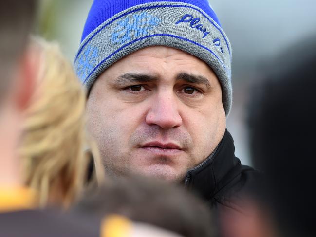 NFL Football: Thomastown v Diamond Creek, Bears senior coach Mario Bandera. Picture: Steve Tanner