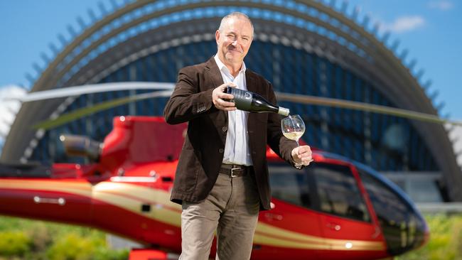 Levantine Hill head winemaker Paul Brigeman is taking chardonnay to new heights with the Yarra Valley winery's latest Optume release — which will be among the most expensive single vintage chardonnays in Australia. Picture: Jason Edwards