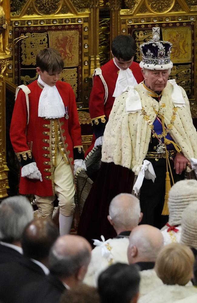 King Charles at the ceremony. Picture: Getty Images