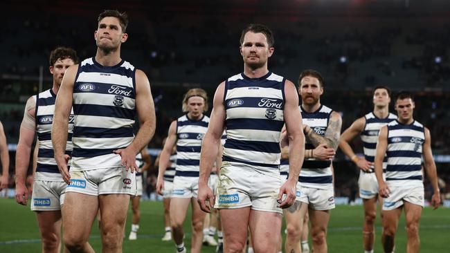 Geelong is set for an interesting off-season, having missed finals for just the second time under Chris Scott. Picture: Michael Klein.