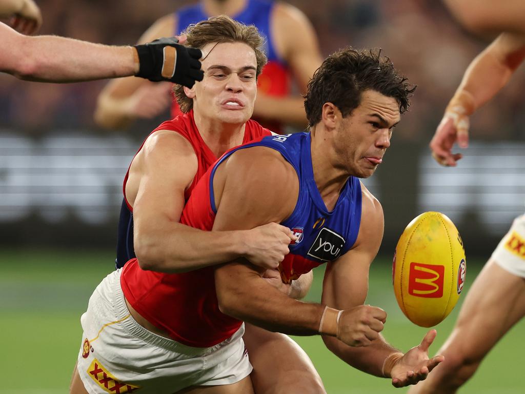 Cam Rayner (front) is searching for consistency. Picture: Robert Cianflone/Getty Images)