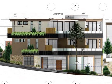 A concept design of the studio units. Picture: Woodhouse &amp; Danks Architects