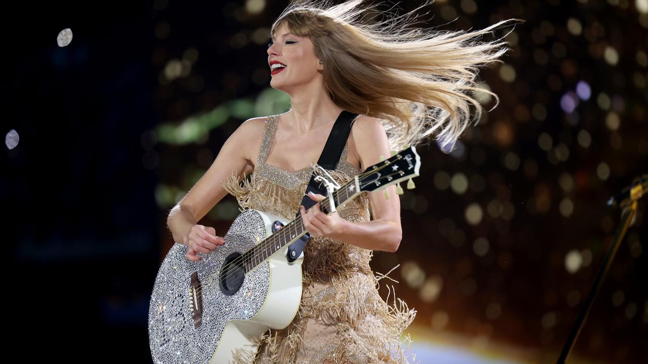 Taylor Swift performs onstage during her The Eras Tour concert in Foxborough, Massachusetts, in May. Picture: Scott Eisen/TAS23/Getty Images