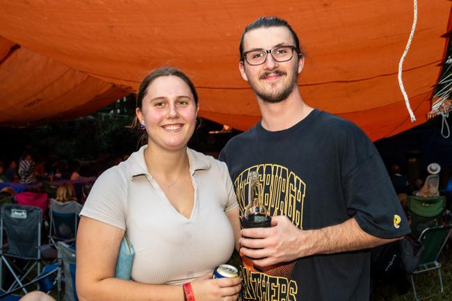 Gracie Parsons and James Hopes from Marian at Wintermoon Festival at Mount Charlton.Picture: Michaela Harlow