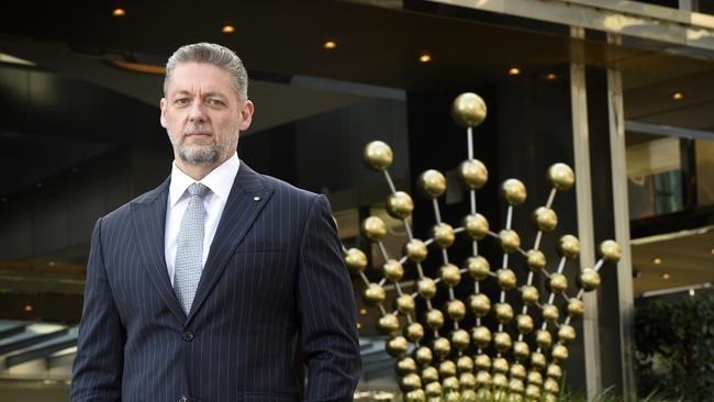 Ciaran Carruthers has taken over as chief executive of Crown Resorts. Picture: Andrew Henshaw