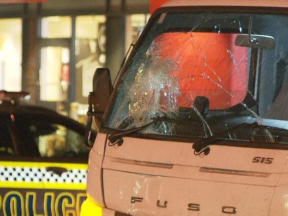 Man dies at scene of Melrose Park crash. Picture: 7NEWS