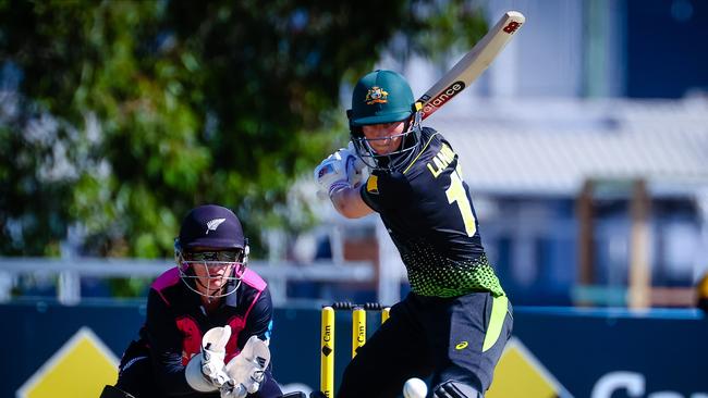 Aussie skipper Meg Lanning helped her side post a competitive total.