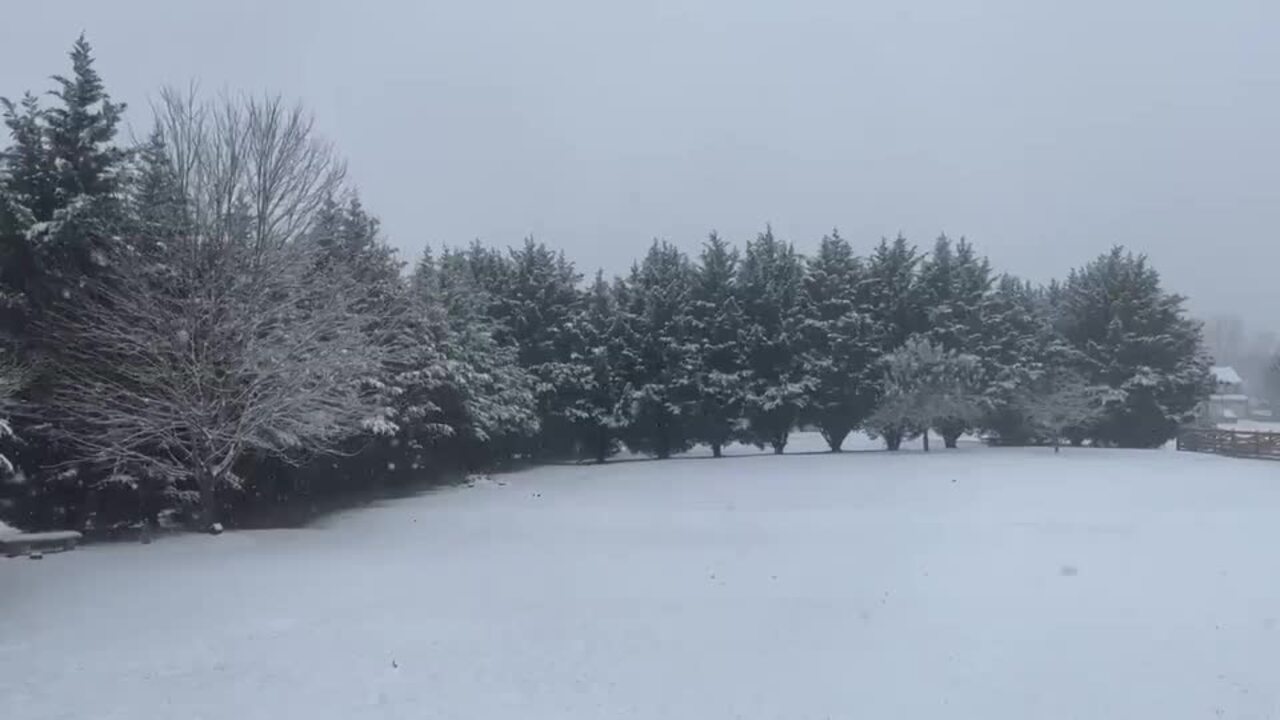 Gentle Snow Falls On Wintry Landscape In Central West Virginia The Australian