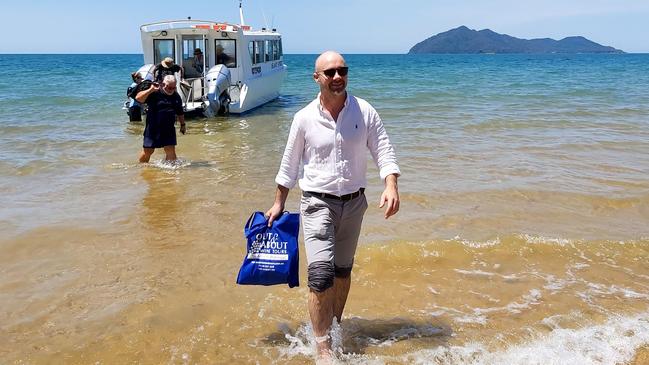 James Mawhinney on Dunk Island, in Queensland.