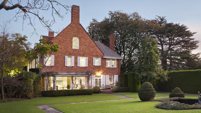 The gardens and outdoor areas at the St Georges Rd property.