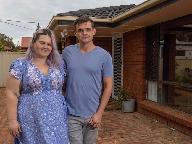 John Armruster and his wife Melissa at their Smithfield home for the top value growth story. Pictured on December 7th 2023. Picture: Ben Clark