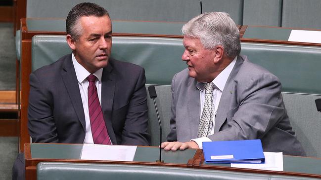 Nationals MPs Darren Chester and Ken O'Dowd. Picture: Kym Smith.