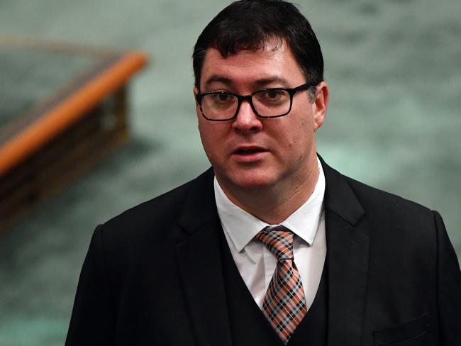 George Christensen has attacked the anti-Joyce faction in the Nationals. Picture: AAP.