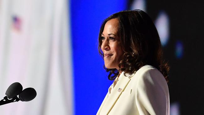 Vice President-elect Kamala Harris in Wilmington, Delaware. Picture: AFP