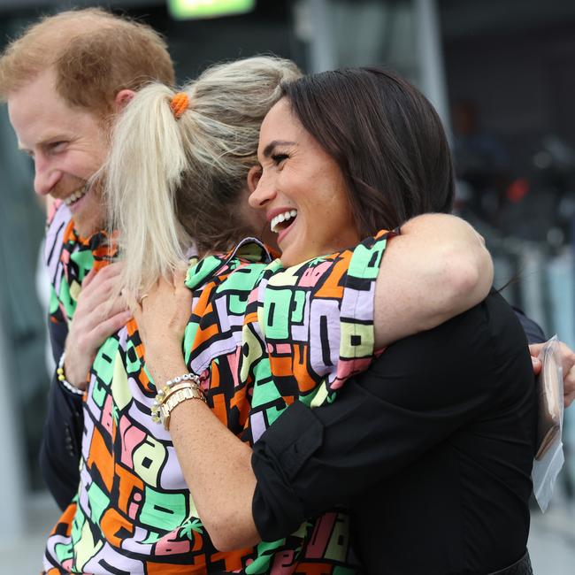 Meghan’s comparatively austere turnout at the Games, I’d wager, is very much a part of the carefully plotted evolution of the Sussex empire-to-be. Picture: Chris Jackson/Getty Images for the Invictus Games Foundation