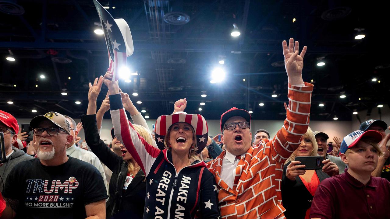 As many as 20,000 Trump supporters could be in attendance. Picture: Jim Watson/AFP