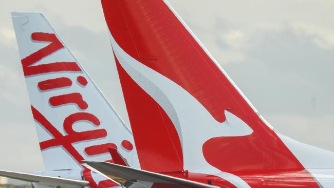 Virgin and Qantas control more than 98 per cent of the domestic airline market.