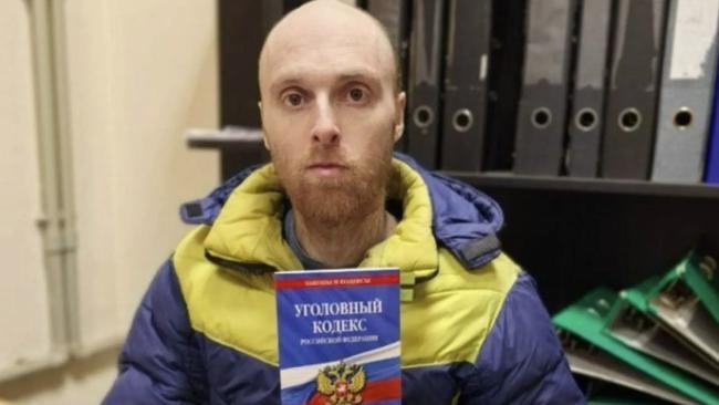 A new photograph of Melbourne man Oscar Jenkins has been released by the Lugansk People’s Republic Prosecutor’s Office.
