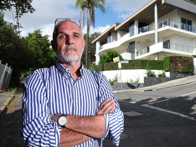 Rodney Tegen is facing living in his car after being evicted from his apartment in Bowen Hills. Picture: Liam Kidston