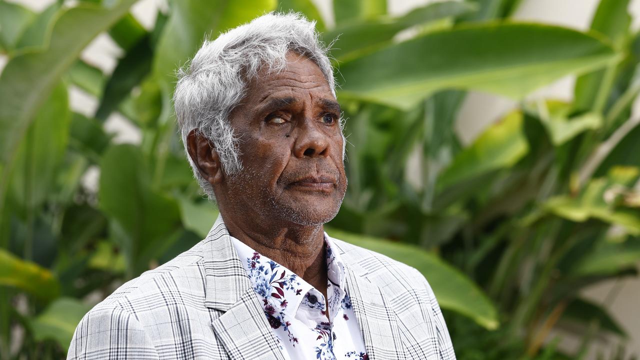 Gimuy Walubara Yidinji elder Uncle Peter Hyde, whose input informed the building’s colour scheme. Picture: Brendan Radke.