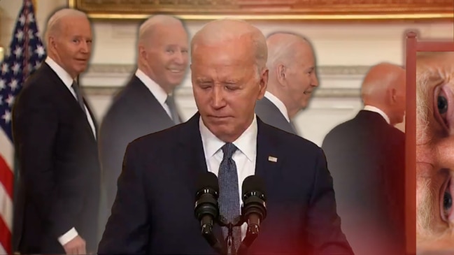 Reporter's Trump question stops Biden in his tracks