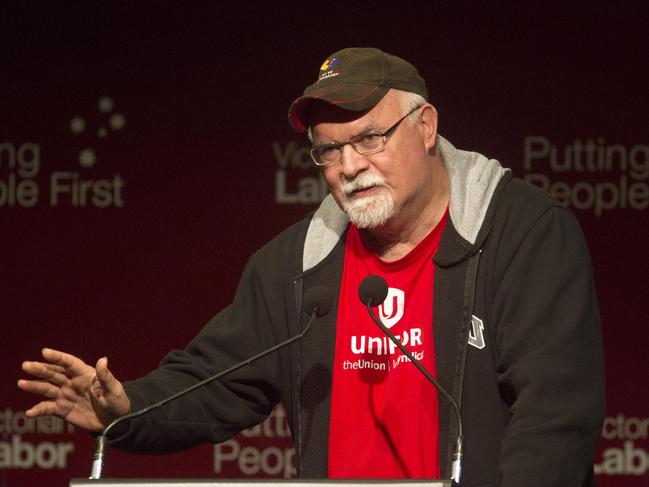 AMWU national president Andrew Dettmer Picture: Richard Serong