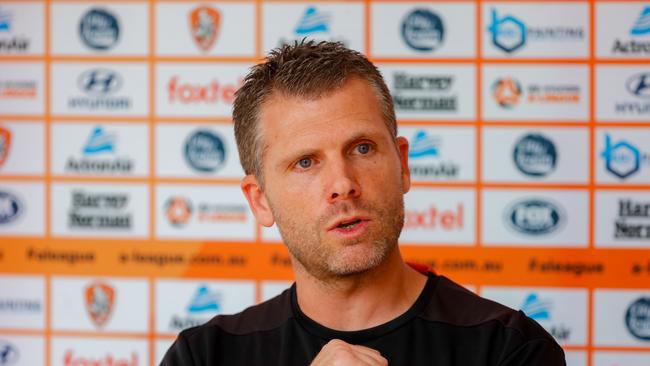 Brisbane Roar assistant coach Darren Davies is in contention to replace the departed Robbie Fowler. Picture: AAP Image/Glenn Hunt