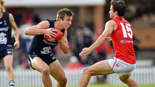 South Adelaide co-captain has been in outstanding form again this season and is the SANFL Player of the Week. Picture: Tom Huntley