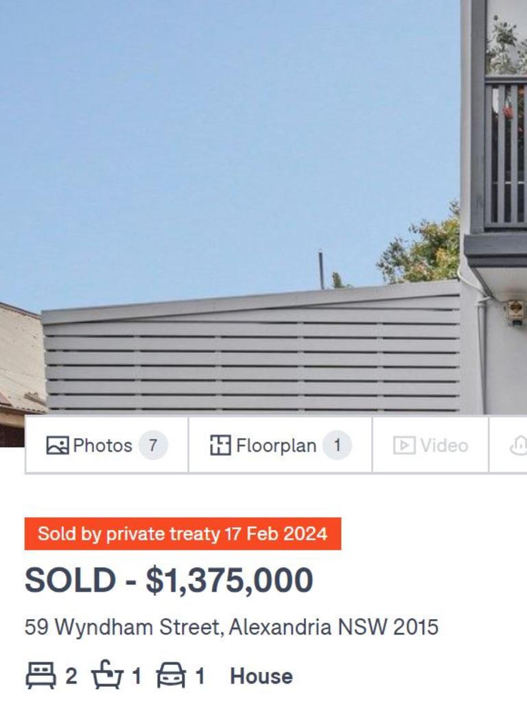 The eventual sale price was $1.375m.