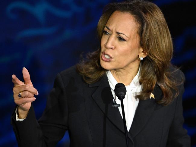 Kamala Harris she tapped into her career as a prosecutor, delivering a well-prepared performance in her debate against Donald Trump, writes Tom Minear. Picture: AFP