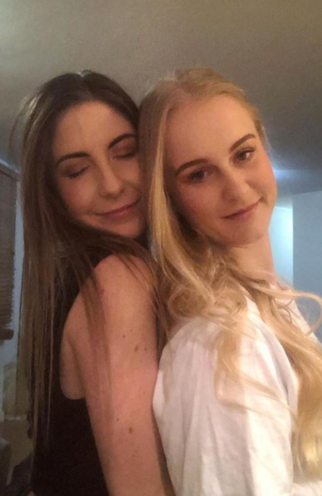 Michaela Dunn’s best friend, Ashleigh (left), says she has lost the love of her life. Picture: Instagram