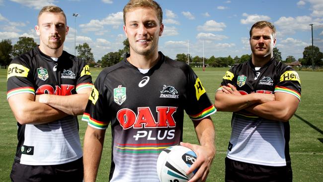 Bryce Cartwright, Matt Moylan and Trent Merrin.