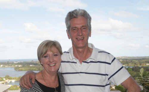 Peter van Lieshout with his wife and Tweed Shire councillor Joan van Lieshout.