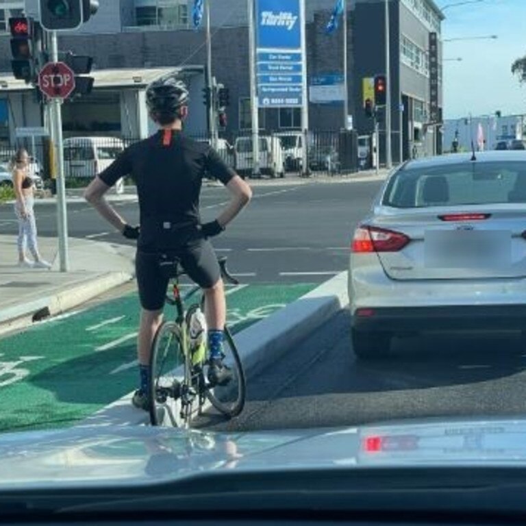 Cyclist-hating motorists were more than happy to get involved in the discussion. Picture: Reddit