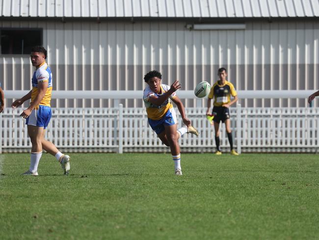 Pictured is The Peter Mulholland Cup at Ringrose Park, Wentworthville today. Patrician Brothers Blacktown v Matraville SHS. Picture: Tim Hunter.