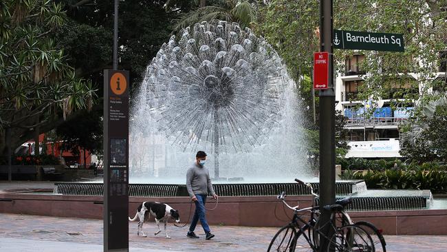 El-Alamein Memorial Fountain in Potts Point. Picture: Jane Dempster