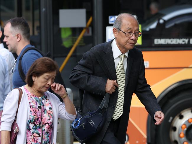 Boon Teen arrives at the County Court on Tuesday Picture: NewsWire/ David Crosling